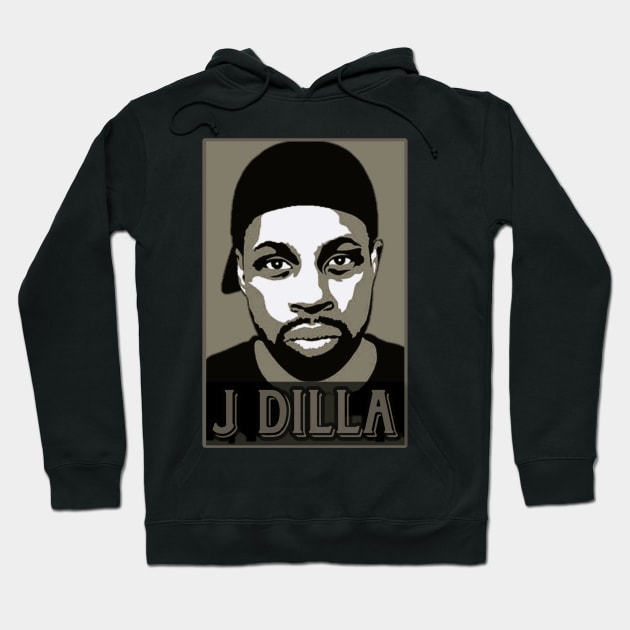 J Dilla - Vintage Hoodie by Olvera_Nattie